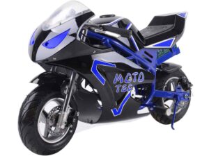 MotoTec 36v 500w Electric Pocket Bike GT Blue_4