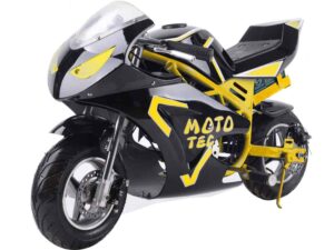 MotoTec 36v 500w Electric Pocket Bike GT Yellow_4