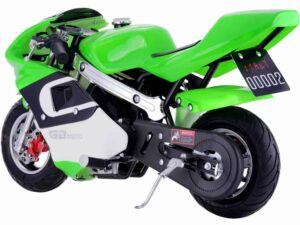 MotoTec GBmoto Gas Pocket Bike 40cc 4-Stroke Green_2