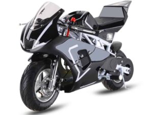 MotoTec Gas Pocket Bike GP 33cc 2-Stroke White_4