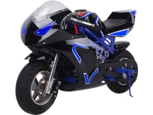 MotoTec Gas Pocket Bike GT 49cc 2-Stroke Blue_2