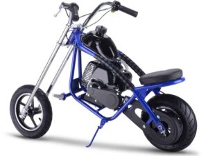 MotoTec 49cc Gas Mini Chopper Blue