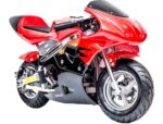 Rosso Gas Pocket Bike 33cc 2-Stroke Red