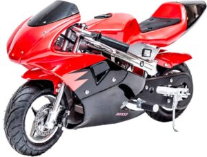 Rosso Gas Pocket Bike 33cc 2-Stroke Red_4