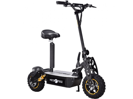 MotoTec 2000w 48v Electric Scooter Black