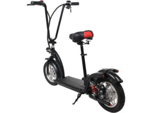 MotoTec 36v 350w Lithium Folding Electric Scooter Black_2