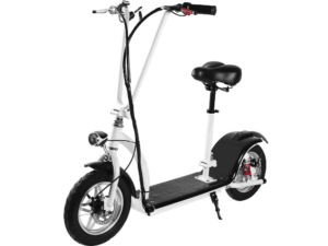 MotoTec 36v 350w Lithium Folding Electric Scooter White_2