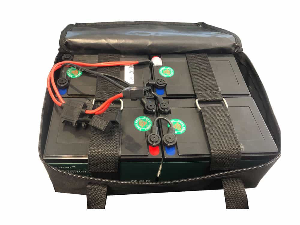 Uber Scoot 1600W Electric Scooter Battery Set - 48V 12Ah