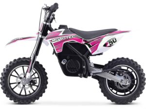 MotoTec 24v 500w Gazella Electric Dirt Bike Purple_2