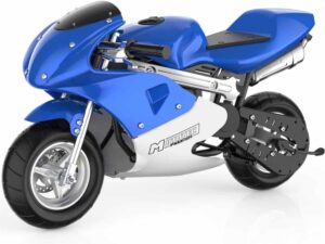 MotoTec Phantom Gas Pocket Bike 49cc 2-Stroke Blue_2