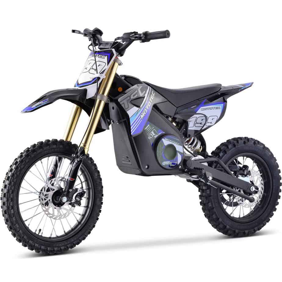 MotoTec 48v Pro Electric Dirt Bike 1500w Lithium Blue_5