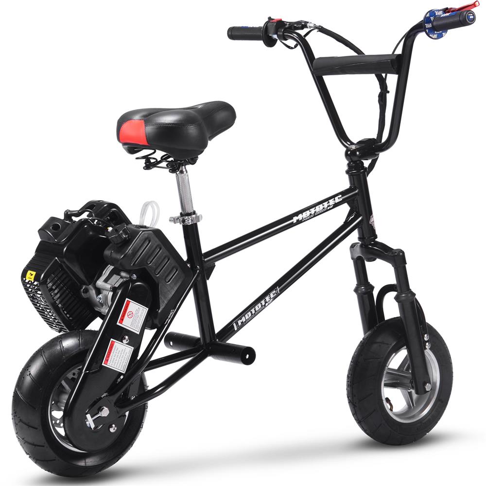 MotoTec 49cc Gas Mini Bike V2 Black_3
