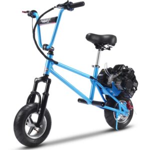 MotoTec 49cc Gas Mini Bike V2 Blue_6