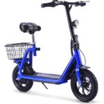 MotoTec Metro 36v 350w Lithium Electric Scooter Blue