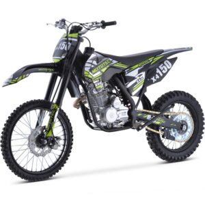 MotoTec X4 150cc 4-Stroke Gas Dirt Bike Black_2