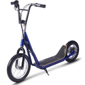 MotoTec Groove 36v 350w Big Wheel Lithium Electric Scooter Blue_5
