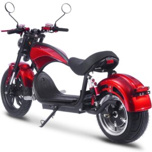 MotoTec Raven 60v 30ah 2500w Lithium Electric Scooter Red_5