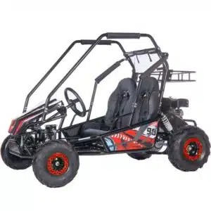 MotoTec Mud Monster XL 212cc 2 Seat Go Kart Full Suspension Red_7