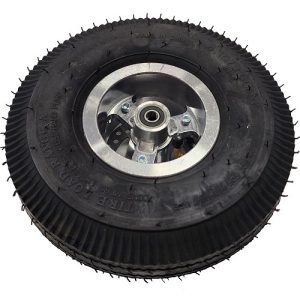 MotoTec Mini Bike V1 Front Wheel Assembly 4.10/3.50-4